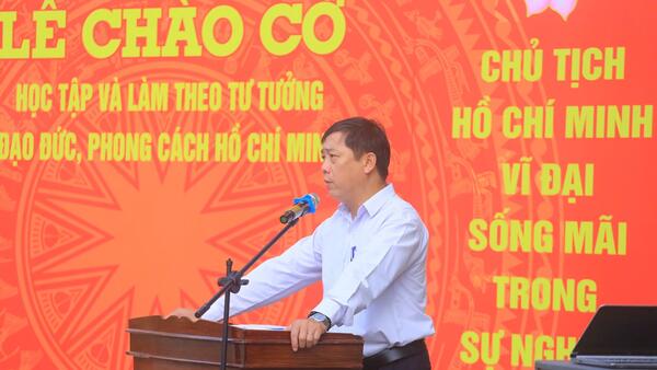 XÃ THIỆN TÍN TỔ CHỨC LỄ CHÀO CỜ ĐẦU THÁNG 9/2025