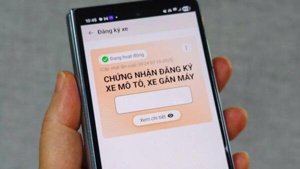 Từ 08/6, tích hợp dữ liệu đăng ký xe trên VNeID và VNeTraffic