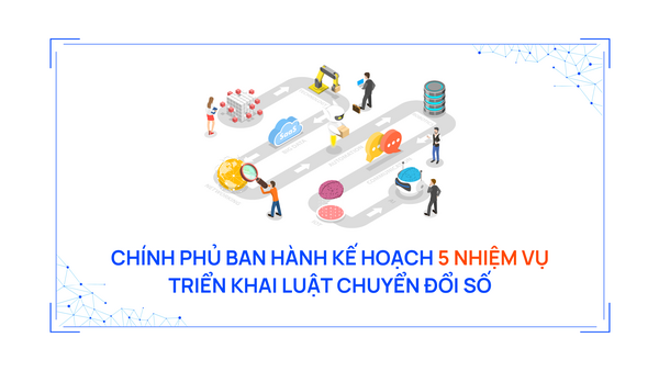 Chính phủ ban hành kế hoạch 5 nhiệm vụ triển khai Luật Chuyển đổi số