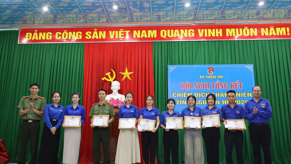 ĐOÀN THANH NIÊN XÃ THIỆN TÍN TỔNG KẾT CHIẾN DỊCH THANH NIÊN TÌNH NGUYỆN HÈ NĂM 2026