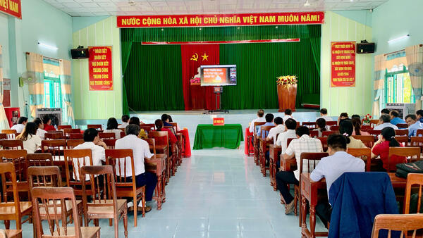 XÃ THIỆN TÍN TỔ CHỨC HỘI NGHỊ TẬP HUẤN XÂY DỰNG CƠ SỞ DỮ LIỆU VỊ TRÍ VIỆC LÀM, GẮN VỚI XÂY DỰNG PHƯƠNG ÁN GIAO BIÊN CHẾ GIAI ĐOẠN 2027 – 2031